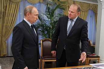 Владимир Путин и Николай Цуканов. Фото: пресс-служба правительства Калининградской области