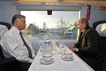  Владимир Якунин и Владимир Путин Фото: Алексей Дружинин / РИА Новости